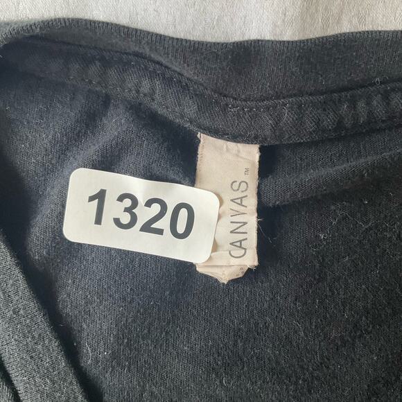 Canvas women’s Short Sleeve V-neck T-shirt size M, Solid Black, BMW Performance - Picture 6 of 8